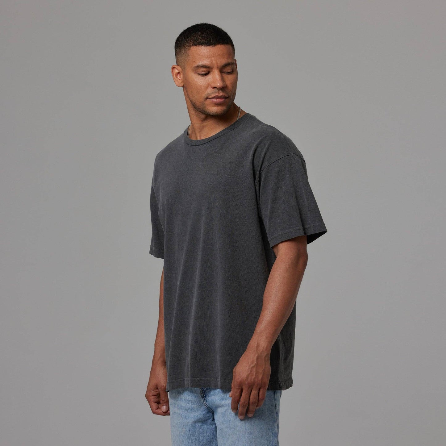 Mens Dropped Shoulder Tee