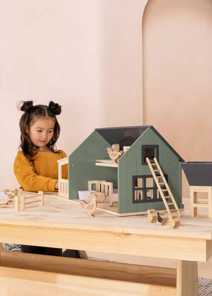 Wooden Farm & Accessories Set