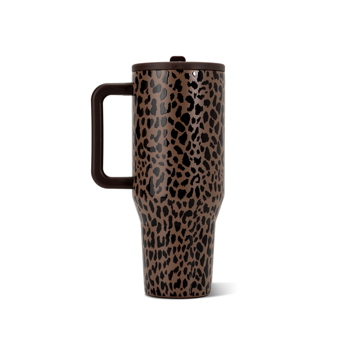 HydroJug - Brown Leopard 40 oz Traveler Tumbler