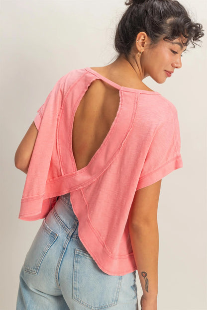 Lennon Open Back Top (Five Colors)*