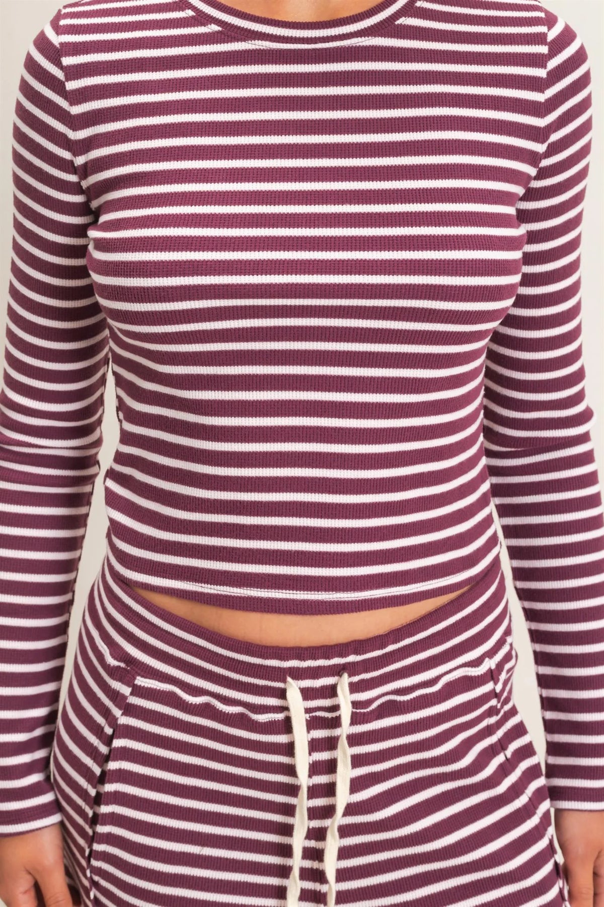 Karlie Stripe Long Sleeve Set (Three Colors)