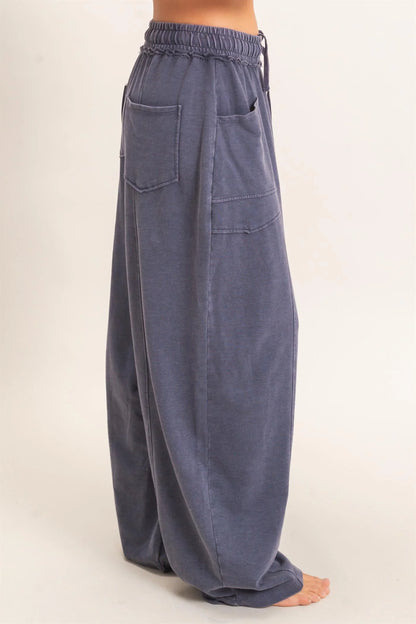 Betsie Best Mineral Washed Barrel Sweatpants (Six Colors)