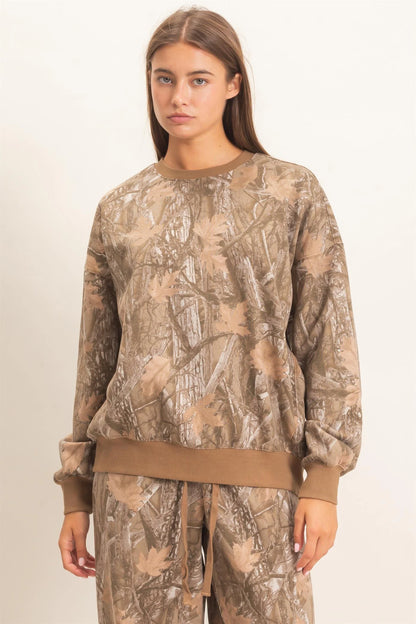 Find Me Camo Crewneck (Two Colors)