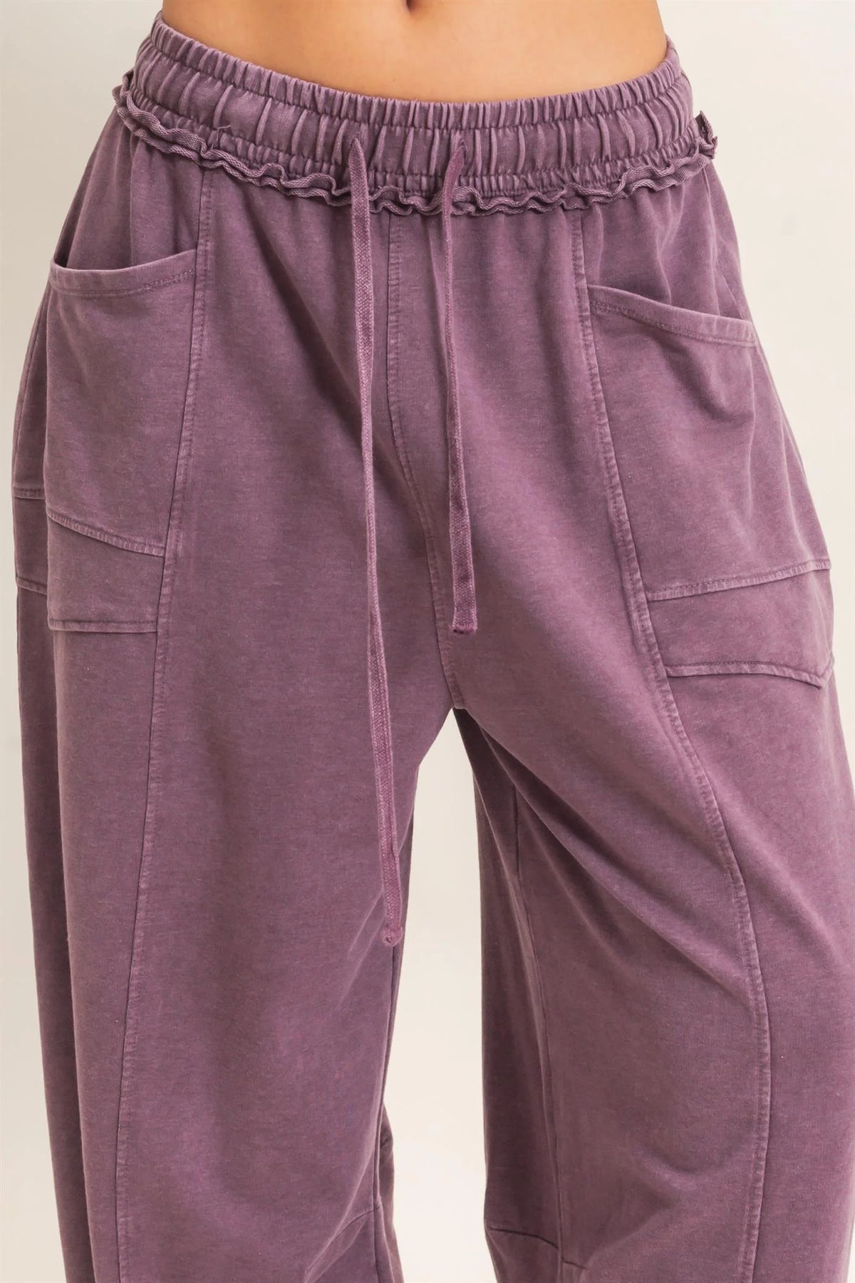 Betsie Best Mineral Washed Barrel Sweatpants (Six Colors)