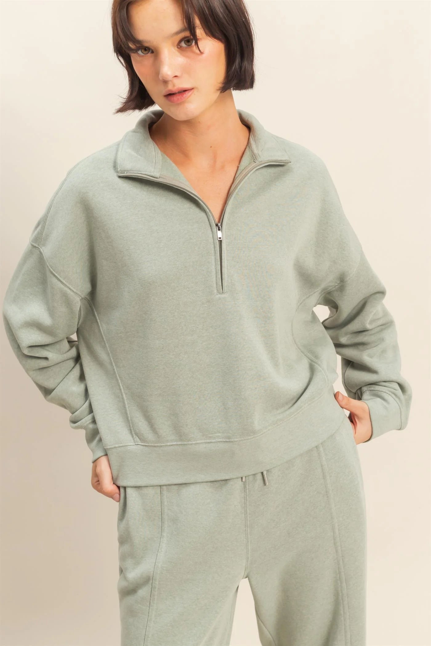 Davi Quarter Zip Sweatshirt (7 Colors)