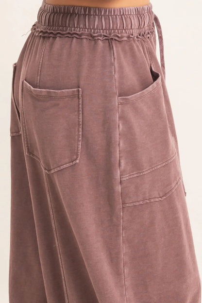 Betsie Best Mineral Washed Barrel Sweatpants (Six Colors)