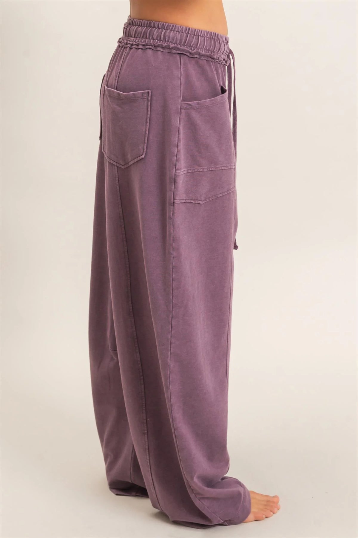 Betsie Best Mineral Washed Barrel Sweatpants (Six Colors)