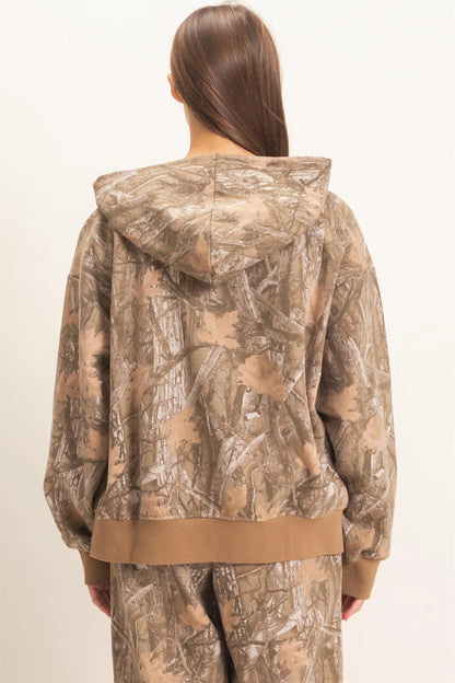 Find Me Camo Zip Up Hoodie ( Two Colors)