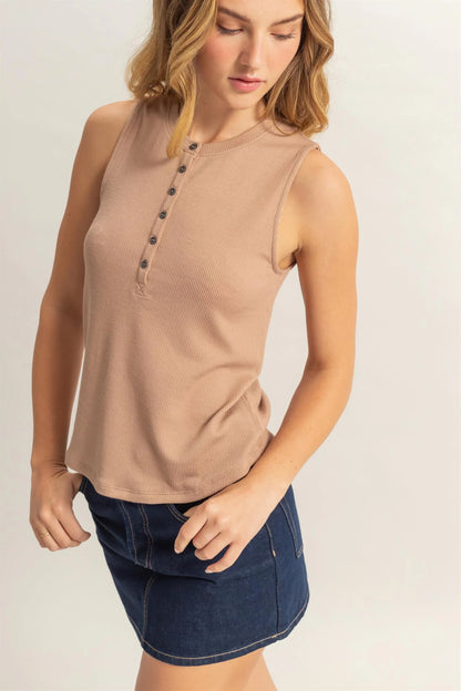 Jenny Button Tank