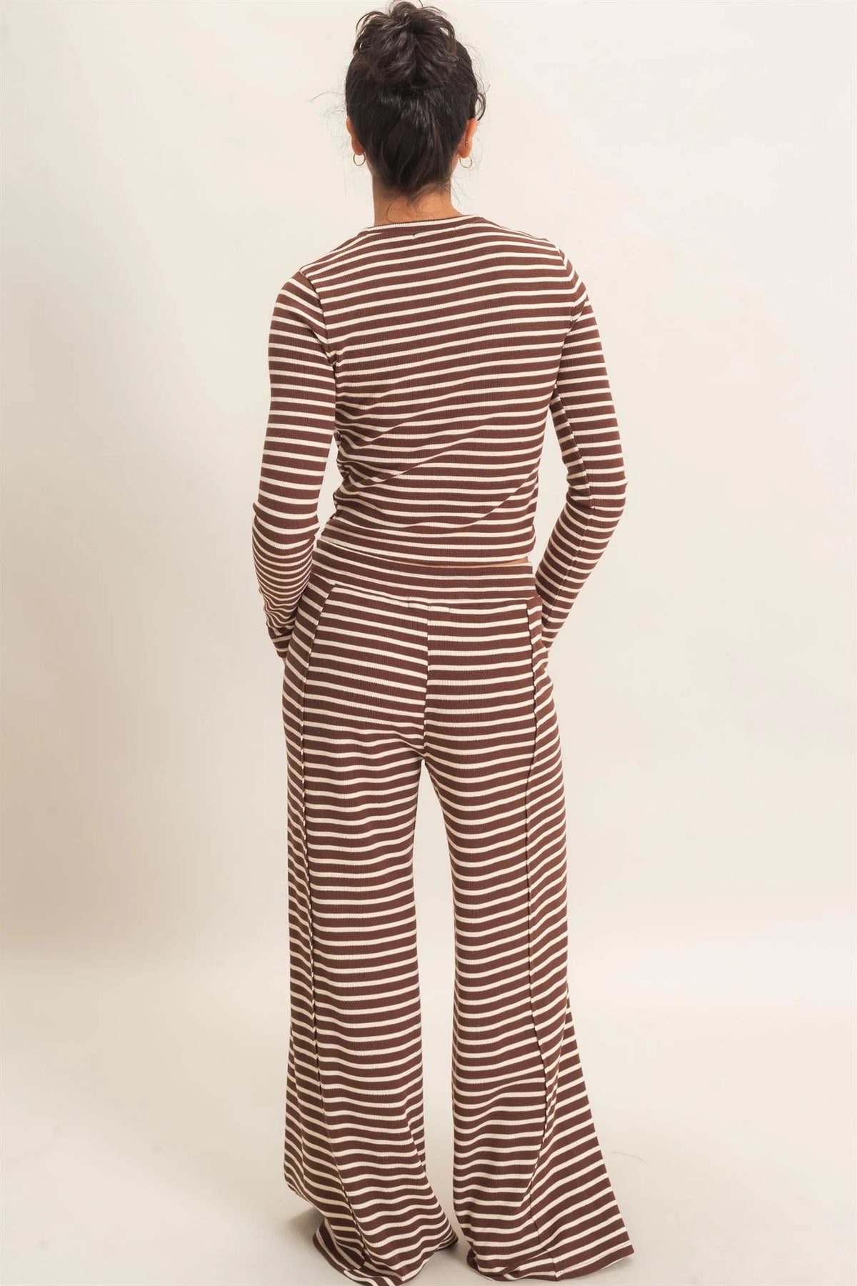 Karlie Stripe Long Sleeve Set (Three Colors)