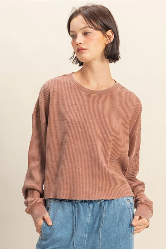 All We Could Waffle Top (7 Colors)