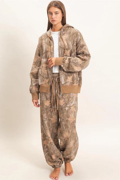 Find Me Camo Zip Up Hoodie ( Two Colors)