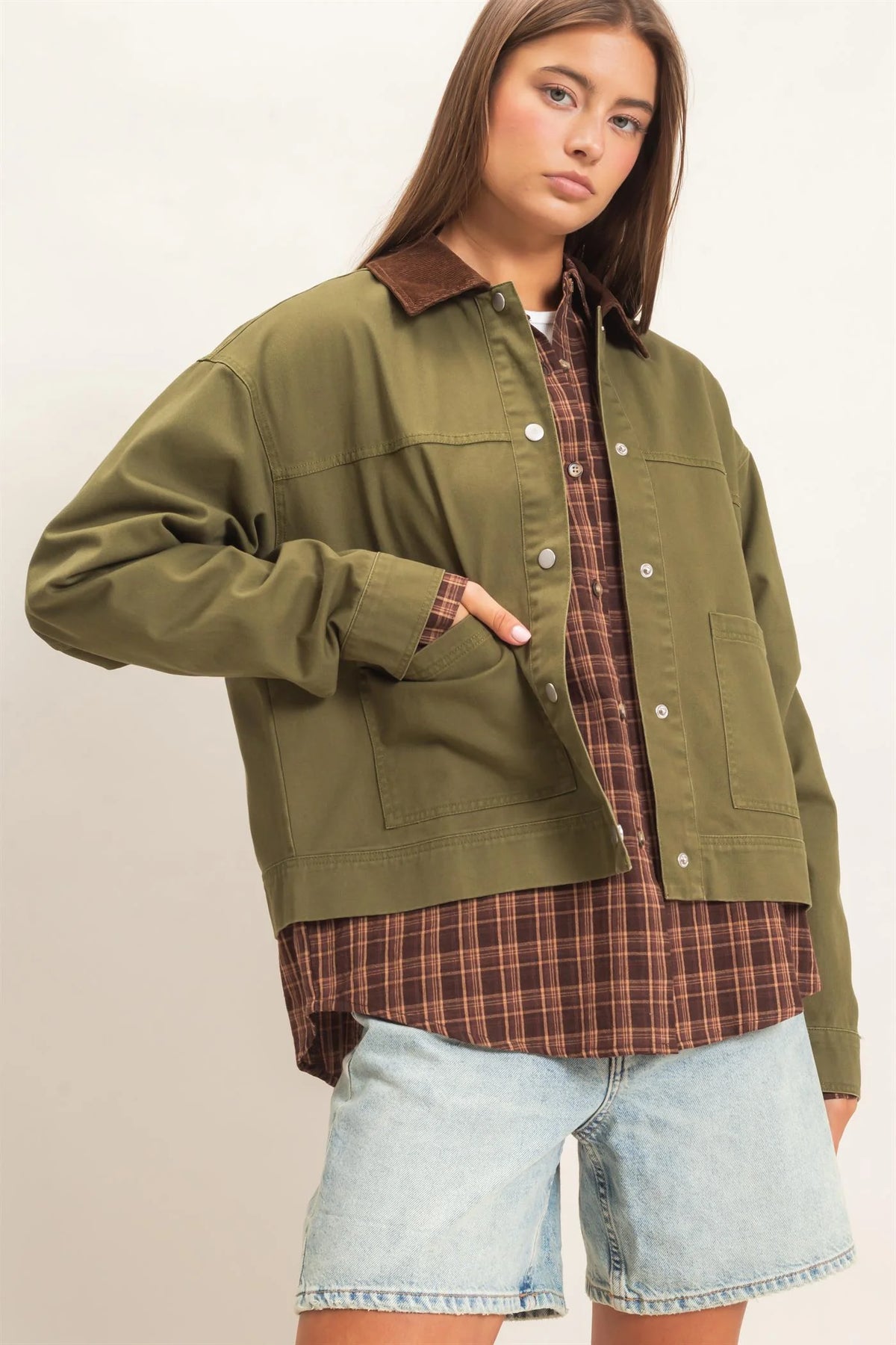 Mari Twill Barn Jacket ( Three Colors)