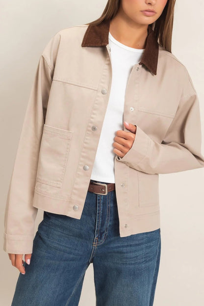 Mari Twill Barn Jacket ( Three Colors)