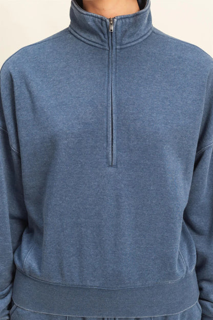 Davi Quarter Zip Sweatshirt (7 Colors)