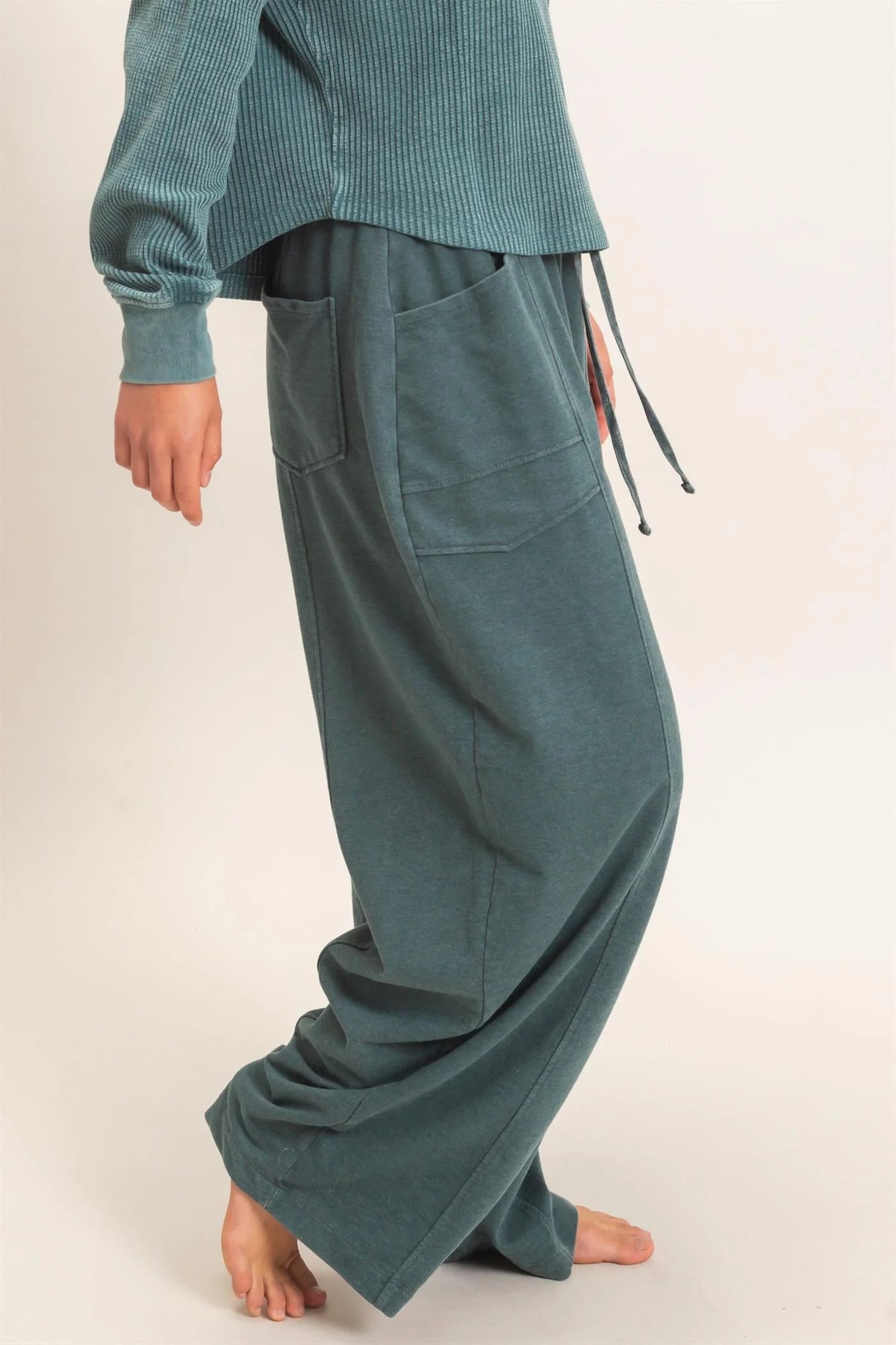 Betsie Best Mineral Washed Barrel Sweatpants (Six Colors)