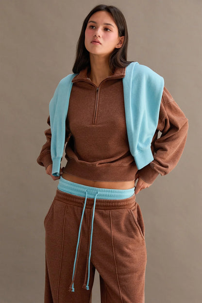 Davi Quarter Zip Sweatshirt (7 Colors)