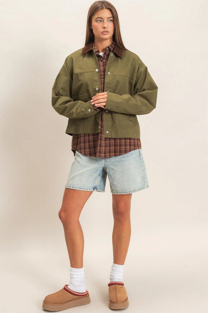 Mari Twill Barn Jacket ( Three Colors)