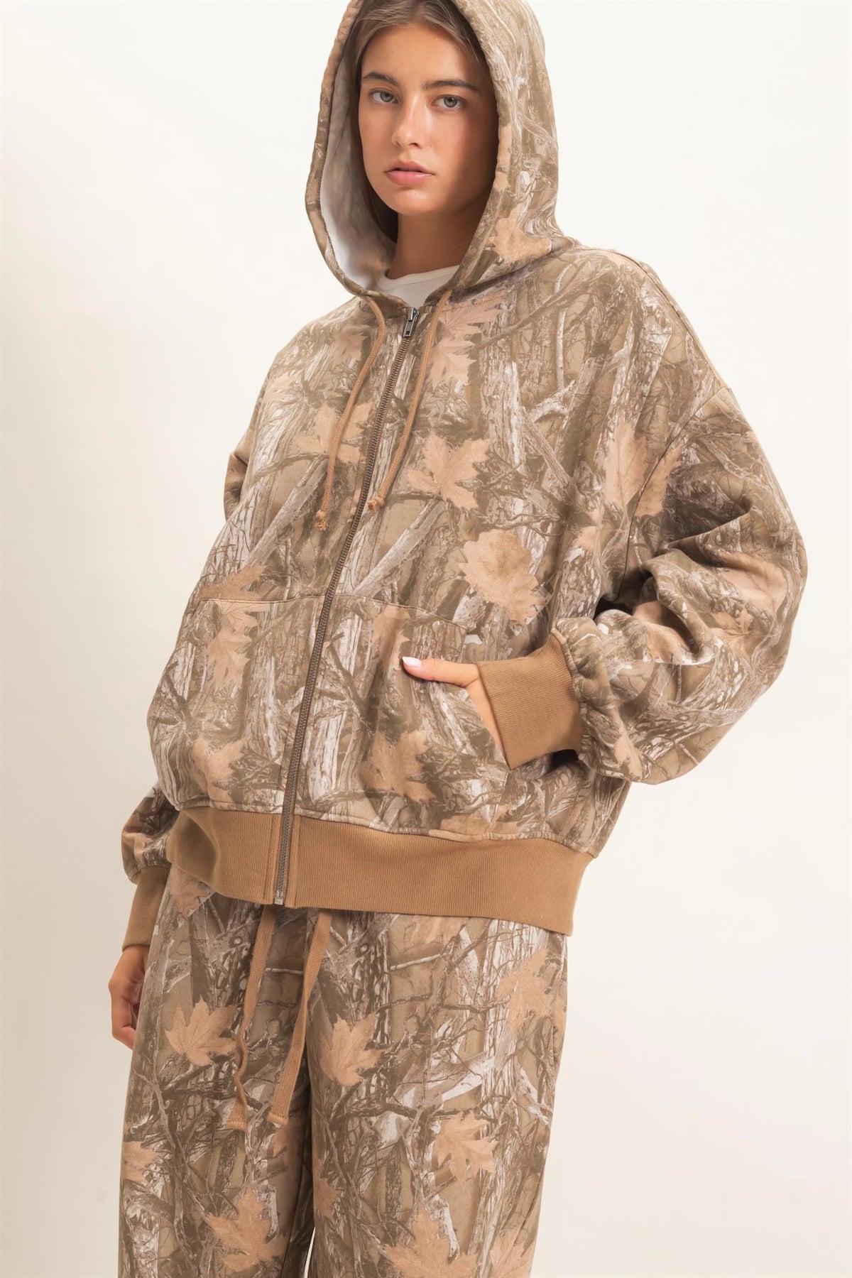 Find Me Camo Zip Up Hoodie ( Two Colors)