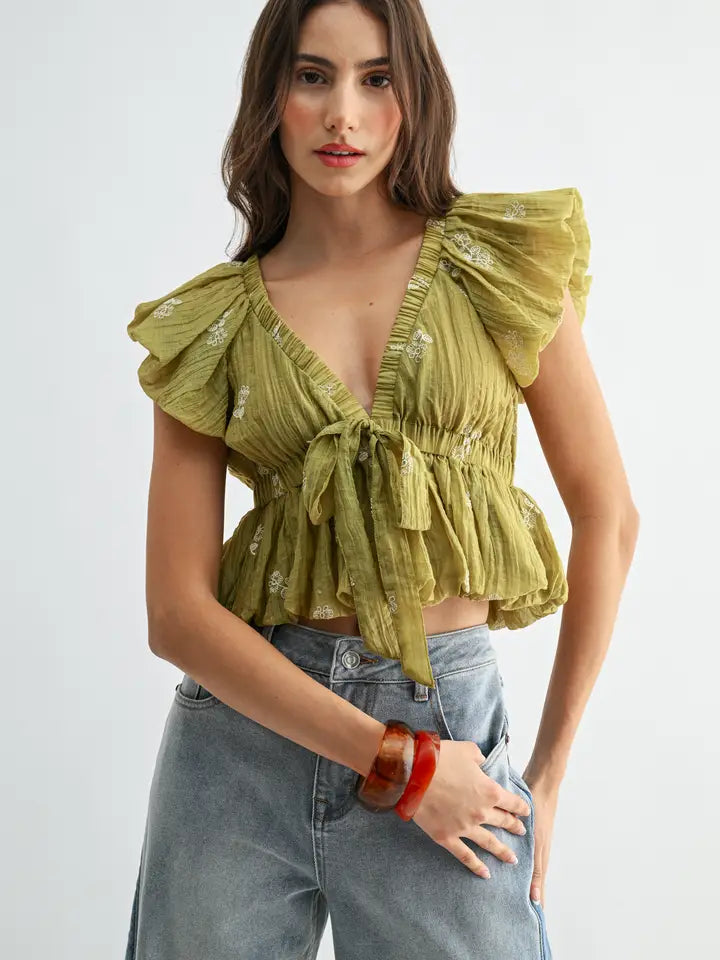 Rogue Tie Waist Top (Two Colors)