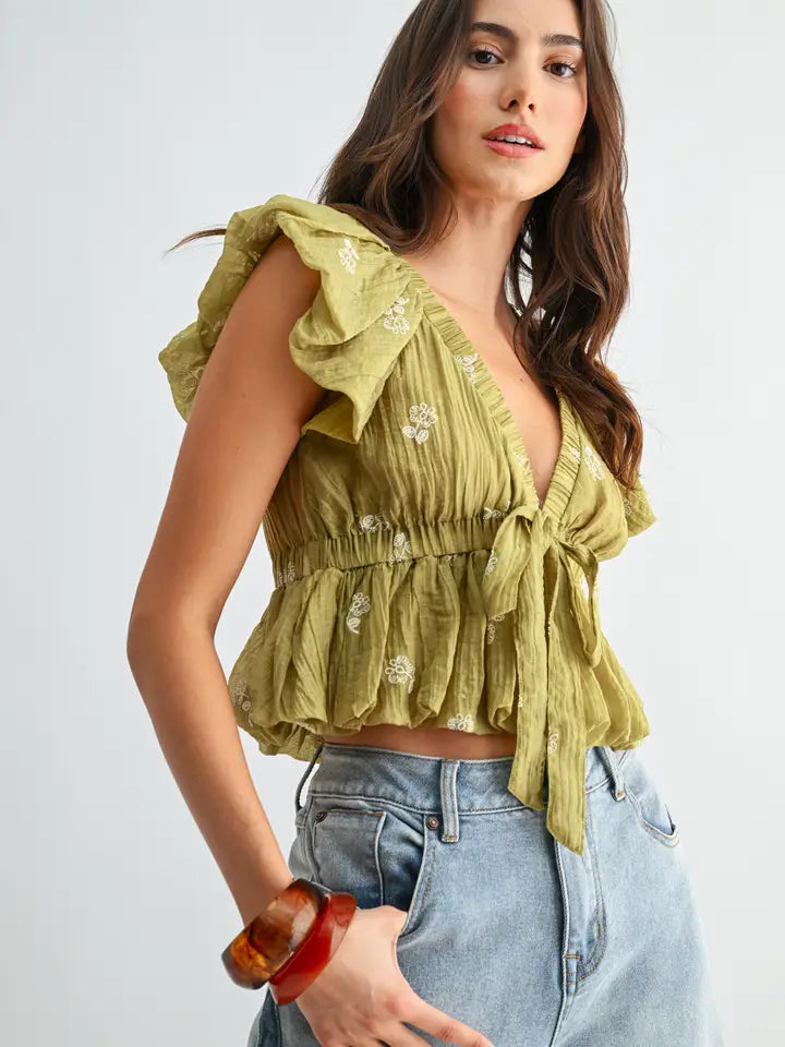 Rogue Tie Waist Top (Two Colors)