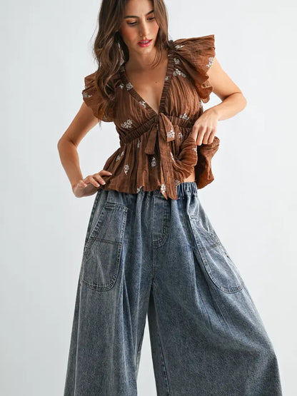 Rogue Tie Waist Top (Two Colors)